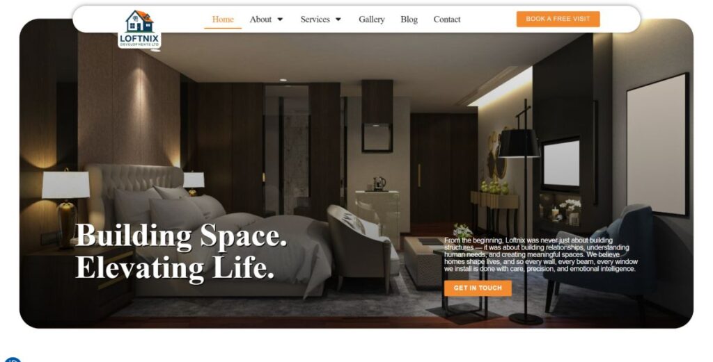 loftnixdevelopments-website-hero section